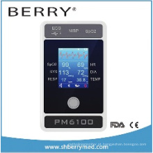 6 Parâmetro Monitor de Paciente Pm6100 com Tela